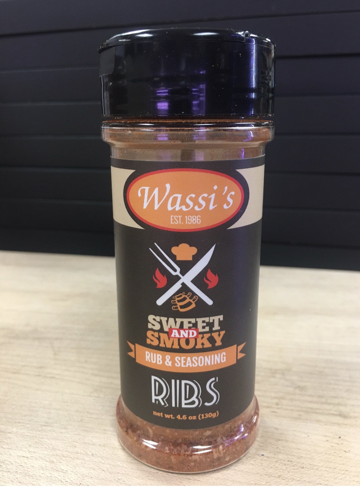 Wassi's Rib Rub & Seasoning - Sweet & Smoky