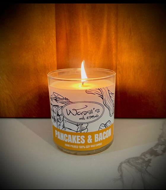 Wassi’s Single Wick Candle - Pancakes & Bacon - Image 2